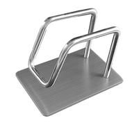 HOOTNEE Crochet Suspendre Mural sans Perçage en Acier Inoxydable Support Autocollant sans Trace pour Lavabo Patère Forte Capacité Organiseur Pratique pour Salle de Bain Cuisine