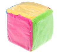 HOOTNEE Dés en Peluche 10 Cm Poche pour Cartes, Éducatif pour Garçon et Filles, Cube en Mousse Doux, Développement Motricité Fine et Apprentissage Lettres Chiffres, Jeu Pédagogique