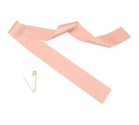 HOOTNEE Écharpe à Soi-même, Écharpe Vierge, Rose, en Tissu, Décorative, à Peindre, Accessoire Photo pour Femmes, Soirée Célibataire et Fête