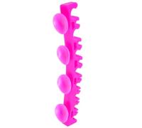 HOOTNEE Étagère de Rangement pour Pinceaux de Maquillage en Silicone Ventouse, Structure Multi-slot pour Fixation sur Fenêtre ou Mur, Séchage à L'air
