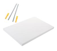 HOOTNEE Étagère Murale Flottante Rangement Multifonction Stable Blanche Rectangulaire en Panneau Composite Supporte Lourdes Charges Plusieurs Styles Cuisine et Salle de