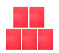 HOOTNEE Filtres de Lumière PVC Rouge Transparent 5 Feuilles pour Éclairage Professionnel et Création Artistique