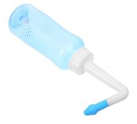 HOOTNEE Flacon de Rinçage Nasal Portable 300 Ml Vanne Manuelle, Bouteille Lavage Nez pour Adultes et Garçon et Filles, Machine de Nettoyage des Sinus, Rinçage Nasal Confortable, Usage