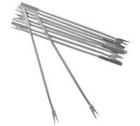 HOOTNEE Fourchettes De Fruits De Mer En Acier Inoxydable Set De 10 Pièces Fourchette De Fruits De Mer Multifonction Pour Cuisine Crabe Noix Huîtres Léger