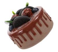 HOOTNEE Gâteau Artificiel Réaliste 4 Pouces Faux Gâteau D’Anniversaire Décoratif Accessoire Alimentaire pour Vitrine et Photographie Culinaire Modèle Alimentaire Simulation Décoration