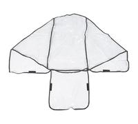 HOOTNEE Housse de Pluie Transparente pour Poussette Double Protection la Pluie Vent Ventilation Latérale Compatible Poussette Jumelle Couverture Imperméable Bébé