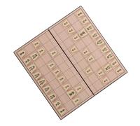HOOTNEE Jeu D’Échecs Japonerie Pliable en Bois avec Pièces Magnétiques Échiquier Japonerie Portable pour Voyage Jeu de Société Traditionnel pour Famille et Loisirs