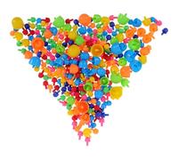 HOOTNEE Jeu de Clous Champignons Éducatif et Moteur Fin pour Garçon et Filles, Kit DIY 592 Pièces, Puzzle Créatif, Jouet Motricité Fine, Activités Manuelles et Développement Coordination