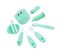 HOOTNEE Kit Dentiste Garçon Fille Simulation Médicale Verte Outils Résistants sans Danger Jeu Éducatif pour Tout-Petits Apprentissage Santé
