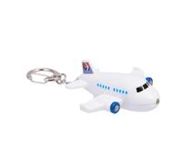 HOOTNEE Lot de 2 Porte-clés Avion Lumineux LED Son, en Plastique, Design Unique et Stylé, comme Décoration de Paquet Présent d'anniversaire pour Garçon et Filles