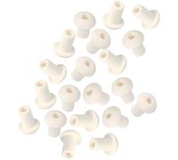 HOOTNEE Lot de 20 Porte-mèches en Céramique Petit Format pour Lampes à Huile, Accessoires de Remplacement sans Mèche, Support Simple et Compact, Adapté aux Lampes à Pétrole, Usage