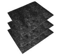 HOOTNEE Lot de 3 Feuilles Filtrantes à Charbon Actif 25X20 CM pour Bac à Compost Cuisine Filtre Découpage Adaptable Absorbeur d'Odeurs pour Poubelle Désodorisant Composteur Pratique