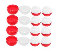HOOTNEE Lot de 50 Boules Vides en Plastique pour De Fête, Capsules, Œufs De Pâques À Remplir, Boules Torsadées, Jouets, Décorations en Plastique, De Gomme