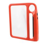 HOOTNEE loupe de Poche loupe avec lumière Magrands à Ordinateur de Poche pour la Lecture actualités Lire des longerants pour Senior loupes de Lecture Aide à la Lecture Plastique Orange