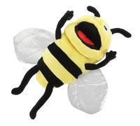 HOOTNEE Marionnette à Main Abeille en Peluche Interactive 1 Pièce, Éducatif pour Garçon et Filles, Fantoche D'insecte Coloré, pour Raconter des Histoires et Développer la Motricité Fine