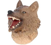 HOOTNEE Marionnette à Main Animal Loup du Plateau, Interactif Éducatif pour Garçon et Filles, Accessoire de Performance pour Jeu de Rôle, Marionnette Étanche en Tissu Résistant, 1 Pièce