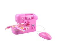 HOOTNEE Mini Machine à Coudre Électrique pour Garçon Fille de Simulation Lumière Kit de Couture Éducatif pour Filles et Garçons pour Jeu de Rôle et Apprentissage
