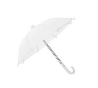 HOOTNEE Miniature Parapluie Décoratif Blanc pour Maison de Poupée Accessoire Réaliste et Doux Au Toucher pour Décoration Romantique et Jeu