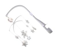 HOOTNEE Mobile Musical pour Berceau Bébé Clochette Étoile, Tissu Doux, Couleurs Lumineuses, Jouet Suspendu Apaisant pour Chambre de Bébé, Présent Naissance