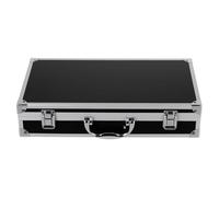 HOOTNEE Noir Coffret à Outils Grosse Capacité, en Alliage D’Aluminium | Léger et Pratique, Protège Vos Remède, Transport Facile, Usage Extérieur et Hospitalier, Bords Arrondis