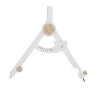 HOOTNEE Outil de dessin au compas multifonction en plastique blanc, boussole mathématique de, mesure de précision, usage en salle de t dessin géométrique