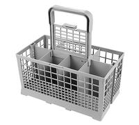 HOOTNEE Panier à Couverts Pour Lave-vaisselle 3 Compartiments En Plastique Résistant Bleu, Organise Les Couverts Cuisine Domestique Et Facilite Le Séchage