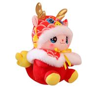 HOOTNEE Peluche Dragon Mascotte De Nouvel an Chinois Doudou Peluche pour Décoration Et Anniversaire