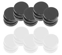 HOOTNEE Pièces D'échecs Rondes Noires et Blanches 30 Pièces Compactes pour Jeux de Société et Backgammon Faciles à Transporter