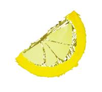 HOOTNEE Piñata Citron Faite Main Accessoire de Décoration pour Fête d'Anniversaire et Fêtes Foraines, Remplie de Bonbons, Confettis et Mini-Jouets Piñata Mexicaine 3D