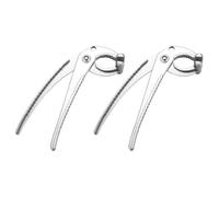 HOOTNEE Pince À Plat Chaud Acier Inoxydable 2Pcs Clip De Bol Anti-Brûlure Pour Maintenir Plaques Et Plateaux À Pizza En Cuisine