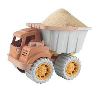 HOOTNEE Plage pour Garçon et Filles Pelleteuse de Sable Miniature Légère en Plastique Solide Taille Petite pour Jeux D'extérieur et Bac à Sable Roues, Camion pour Tout-Petits