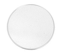 HOOTNEE Plaque de Cuisson Ronde Perforée Aluminium Moule à Usure pour Pizza Plaque Réutilisable avec Maille Aérée pour Cuisson Uniforme Adaptée Four et Usage Professionnel ou Maison