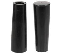 HOOTNEE Poignée de Robinet de Bière Plastique 2 Pièces Noir, Accessoires pour Fût Adaptés aux Brasseurs Amateurs et Amateurs de Bière à Domicile
