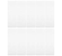 HOOTNEE Porte-marque-page Pochette Protection 10 Pièces Pvc Transparent 7.09x2.36 Pouce pour Rangement et Affichage des Signets Accessoire Signet Simple et Distinctif