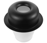 HOOTNEE Poubelle de Bureau Mini Forme de Chapeau Petit Seau à Déchets de Table Conteneur Compact pour Bureau et Chambre Décoration Originale Noir et Blanc