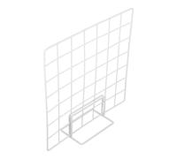HOOTNEE Présentoir de Comptoir en Fer Blanc Grille pour Affichage D'accessoires, Support Polyvalent et Moderne pour Bureau ou Stand D'exposition