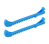 HOOTNEE Protecteurs de Patins à Glace en Plastique pour Patins Artistiques, Protège-Lames Réglables et Antidérapants, Prolongent la Durée D'aiguisage, 1 Paire