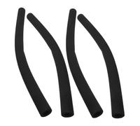 HOOTNEE Protège-poignées en Éponge pour Poussette 4pcs Noir Antidérapant Protection des Mains Accessoires Universels pour Poussette et Charriot Bébé