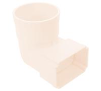 HOOTNEE Raccord de drainage de pluviale, raccord de gouttière pour drainage, coude pour gouttière carrée, facile à installer, pour drainage de toit de villa, 13.00 x 8.00 x 8.00