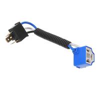 HOOTNEE Rallonge H4 adaptateur de faisceau céramique prise ampoule durable connexion stable pour voitures et motos