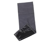 HOOTNEE Rideau De Porte Occultant Rideaux Verts Occultants Stores sans Fil Mini Stores Revêtements De Fenêtres De Portes Françaises De ES Françaises Gris Foncé Polyester
