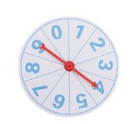 HOOTNEE Roue des Prix Murale 20 CM pour Jeux de Loterie et Activités Éducatives à Plateau Tournant Modifiable en Plastique Robuste Fêtes Écoles et Événements Ludiques