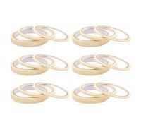 HOOTNEE Ruban adhésif de masquage pour nail art 18 rouleaux, marque de séparation des couleurs portable, papier texturé collant, pour salons de manucure professionnels