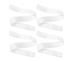 HOOTNEE Sangles de Filet de Volley 4pcs en Nylon Blanc Résistantes pour Entraînement et Compétition, Accessoires Universels Précision Niveau Tournoi