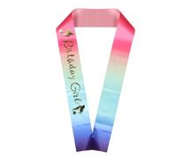 HOOTNEE Sash Arc-ciel Satiné Pour Fête Anniversaire Des Accessoire De Décoration Unique Pour Événements Festifs