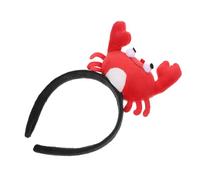 HOOTNEE Serrage-Tête Garçon et Filles en Tissu Grand Crabe Peluche Accessoire Cheveux Animaux Amusant Créoles Décoratives pour Fête Déguisement et Cosplay Bandeau Mignon et