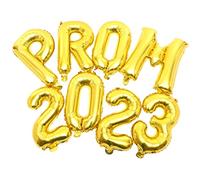 HOOTNEE Set de Ballons de Fête pour Remise de Diplômes Décoration Aluminium Doré Kit Complet pour Party Graduation avec Congrats et Ballon Confettis