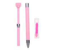 HOOTNEE Stylo à Art Diamant Rotatif Pour Nail Art Taille Compacte Couleur Rose Cire Douce Pour Manucure Professionnelle Et Peinture Diamant