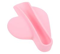 HOOTNEE Support de Téléphone Portable en Silicone à Ventouse Forme Cœur Étui Adhésif Multifonction pour Gloss et Baume à Lèvres Portable et Pratique Couleur Rose Cerisier Accessoire
