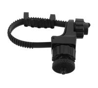 HOOTNEE Support de Téléphone Réglable 1/4 Pouce en ABS pour Saxophone Alto | Fixation 360° Sangle, Usage Concert et Fanfare, Montage Portable Noir